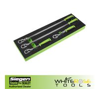 Sealey Ratchet Wrench Set 4pc 1/2"Sq Drive Flip Reverse Siegen