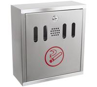 Sealey Rcb02 Cigarette Bin Wall Mounting Stainless Steel