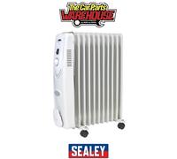Sealey Oil-Filled Radiator 2500W/230V 11-Element