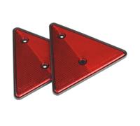 Sealey Rear Reflective Reflex Red Triangles E-Approved - Pack Of 2 Pieces Tb17