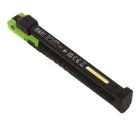 Sealey 2 COB & 1 SMD LED Rechargeable Slim Folding Pocket Light - Green - LED01G