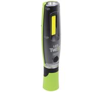 Sealey Rechargeable 20W COB LED Twist Magnetic Inspection Lamp Green