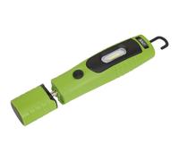 Sealey LED3602G Rechargeable 360° Inspection Lamp 4W & 3W Smd Led Green Lithium-Ion