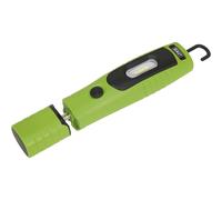 Sealey Rechargeable 360 Inspection Lamp 7 SMD + 3W Led Green Lithium-ion