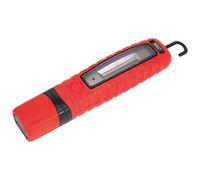 Sealey Rechargeable 360° Inspection Light 14 SMD LED & 3W SMD LED Red