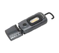 Sealey Rechargeable 360 Inspection Light 3W COB & 1W SMD LED - Carbon Fibre Effect LED3601CF