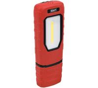 Sealey Rechargeable 360° Inspection Light 3W COB & 1W SMD LED Red LiPo