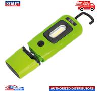 Sealey Rechargeable 360 LED3601 Inspection Lamp Light 3W COB LED Green Lithium