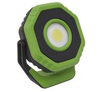 Sealey LED700P Rechargeable Pocket Floodlight With Magnet 360° 7W Cob Led - Green