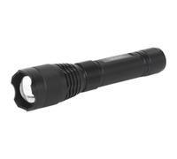 Sealey Rechargeable Adjustable Focus Aluminium Hand Torch Black