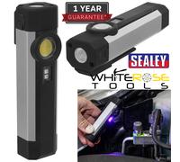Sealey Rechargeable Aluminium Pocket Light Leak Detector UV 3W COB 220 Lumens