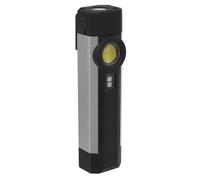 Sealey Rechargeable Aluminium Pocket Light with UV 3W COB + 1 SMD - LED220UV