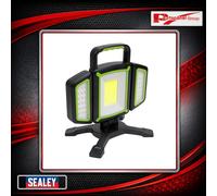 Sealey Rechargeable Flexible Floodlight Torch Lamp 18W COB & 9W SMD LED LED18WFL