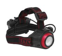 Sealey Rechargeable Head Torch 5W Cob Led Auto Sensor Flash Light Lamp Ht111R