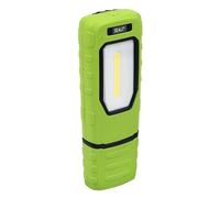 Sealey LED3601G Rechargeable 360° Inspection Light 3W Cob & 1W Smd Led Green Lithium-Polymer