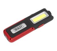 Sealey Rechargeable Inspection Light with Power Bank, 5W COB & 3W SMD LED, 400 Lumens, Red - LED318R