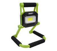 Sealey Rechargeable Portable Fold Flat Floodlight 10W COB LED Li-ion