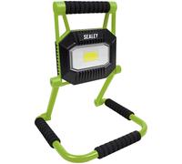 Sealey LEDFL20W COB LED Rechargeable Fold Flat Floodlight Green
