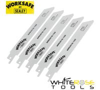 Sealey Reciprocating Saw Blade 150mm 10tpi - Pack of 5 Worksafe