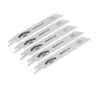Sealey Reciprocating Saw Blade 150mm 10Tpi White - Pack Of 5 Pieces Wrs3018/150