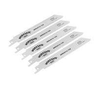 Sealey Reciprocating Saw Blade 150mm 14Tpi White - Pack Of 5 Pieces Wrs3013/150