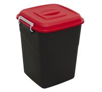Sealey Refuse/storage Bin 50L - Red Bm50R