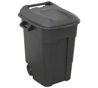 Sealey Refuse/wheelie Bin 100L - Black Bm100