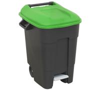 Sealey Refuse/Wheelie Bin BM100PG - 100L with Foot Pedal - Green