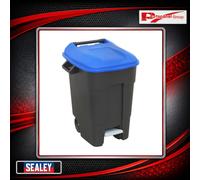 Sealey BM100PB Refuse/Wheelie Bin With Foot Pedal 100L - Blue