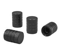 Sealey Valve Cap Aluminium Black Anodised 4pc - VCB4