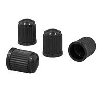 Sealey Valve Caps Black Plastic 4pc - VCP4