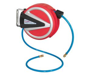 Sealey Retractable Air Hose Reel 6.5 Metres 6.5mm Id Pu Hose Heavy Duty Sa811