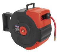 Sealey Retractable Air Hose Reel With Auto-Rewind Mechanism 20M 10mm Id Sa93