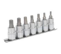 Ribe Socket Bit Set 7pc 3/8"Sq Drive 50mm Sealey