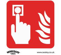 Sealey Rigid Plastic Fire Alarm Symbol Sign