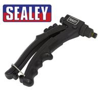 Sealey Rivet Gun Garage Long Arm Hand Squeeze Pop Blind Big Riveter Ak3987