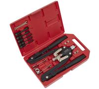 SEALEY Hand Long Arm Riveter & Threaded/Blind Nut Riveting Gun Kit, AK39602