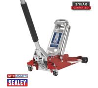 Sealey RJA1550 1.5tonne Aluminium Low Entry Trolley Jack with Rocket Lift