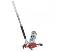 Sealey RJA1550 1.5tonne Aluminium Low Entry Trolley Jack with Rocket Lift