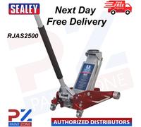 Sealey RJAS2500 2.5 Tonne Aluminium/Steel Trolley Jack with Rocket Lift