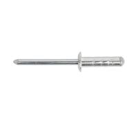 Sealey RM4012S Aluminium Multi-Grip Standard Flange Rivet 4 x 12mm - Pack of 200