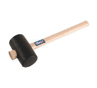 Sealey Black Headed Rubber Mallet 790g