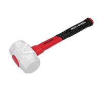 Sealey Rmg16 Premier Rubber Mallet With Fibreglass Shaft & Graphite Core 16Oz