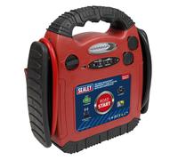 Sealey RS132 RoadStart Emergency Jump Starter, Power Pack and Compressor Pump 12v