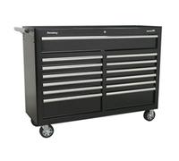 Sealey Rollcab 13 Drawer With Ball-bearing Slides - Black