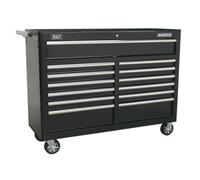 Sealey Rollcab 13 Drawer with Ball-Bearing Slides - Black AP5213TB