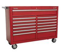 Sealey Rollcab 13 Drawer With Ball-bearing Slides - Red