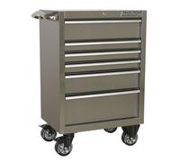 Sealey Ptb67506Ss Rollcab 6 Drawer 675Mm Stainless Steel Heavy-Duty
