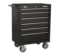 Sealey Rollcab 6 Drawer With Ball-Bearing Slides - Black Ap226B