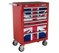 Sealey APTBG05 Toolbox Graphics stickers Pack - Union Jack, Red